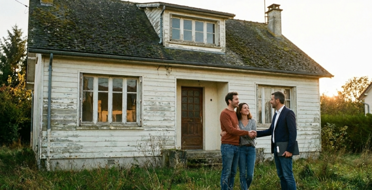 Vendre maison en l&rsquo;état ou pas aux normes, On l&rsquo;achète !